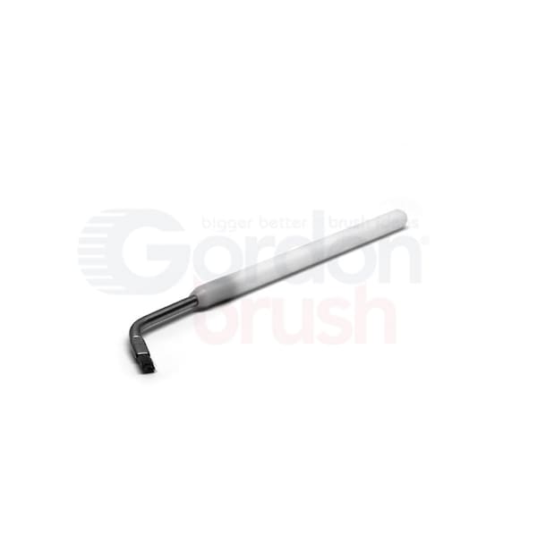 .003 SS Bristle and Angled Handle Instrument Cleaner Brush, PK12